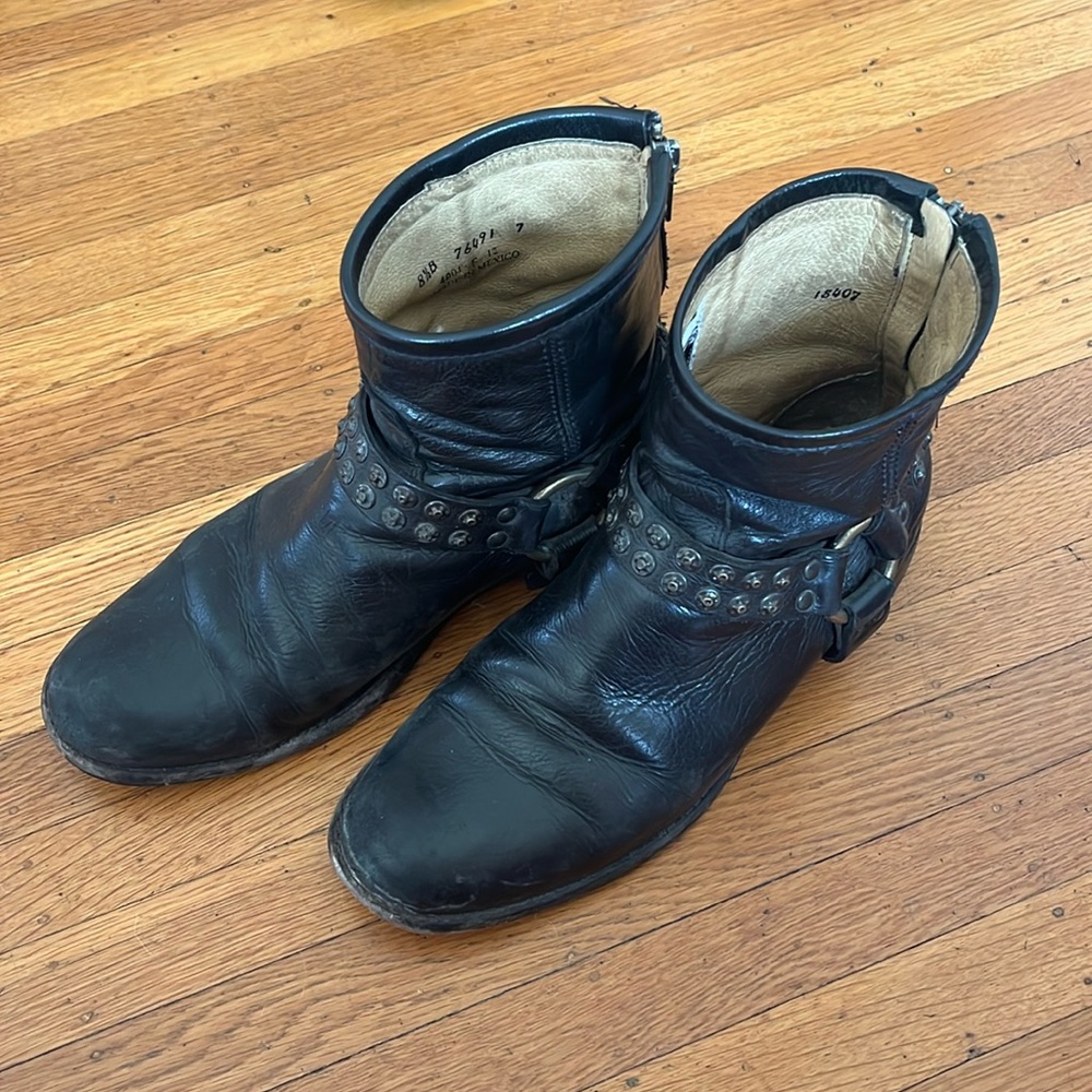 Frye boots black leather 8.5